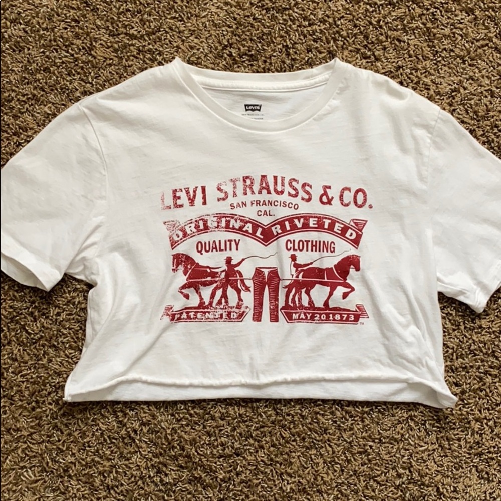 Levi graphic cropped tee